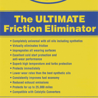 Etiqueta do produto EXTRALUBE ZX1 em amarelo e azul com texto informativo