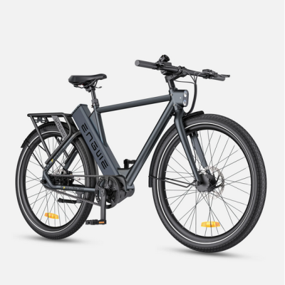 Bicicleta elétrica cinza escuro ENGWE