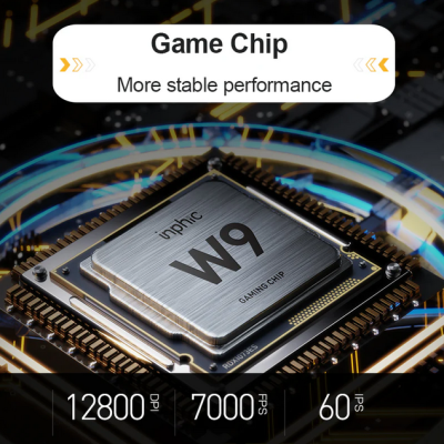 Chip de jogo metálico W9 com especificações técnicas