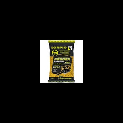 Saco de isca para pesca LORPIO Aragon Magnetic preto e amarelo