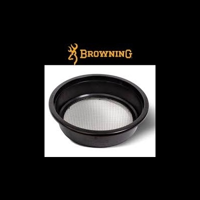 Peneira redonda preta com rede metálica da marca BROWNING