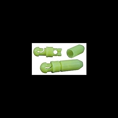 Componentes plásticos verdes com diferentes formas e encaixes