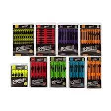 Conjunto de packs de canetas coloridas Double Pen em embalagens plásticas transparentes