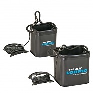 Duas caixas flexíveis pretas com texto 'THE BEST LOBSTER'