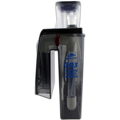 Depurador de aquário Eheim 2031 preto e transparente com texto azul