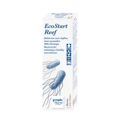 Embalagem EcoStart Reef, bactérias para microbioma saudável da Tropic Marin