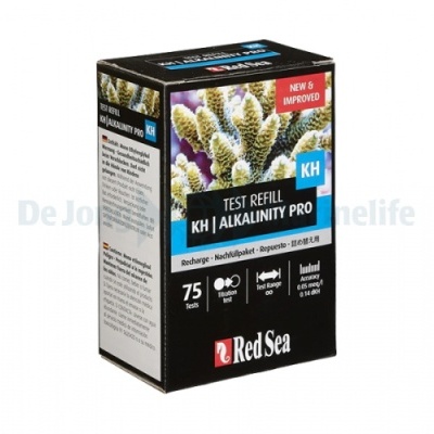 Embalagem recarga teste alcalinidade Red Sea KH Alkalinity Pro
