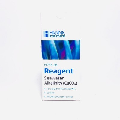 Embalagem branca de reagente para alcalinidade da água do mar da HANNA instruments
