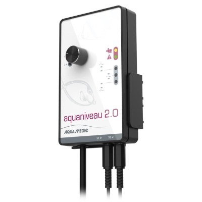 Dispositivo aquaniveau 2.0 da Aqua Medic com botão e LEDs