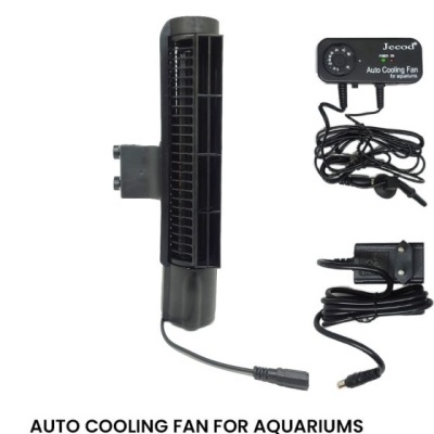 Ventoinha de arrefecimento automática para aquários Jecod ACF-300 preto com controlador e cabos