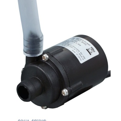 Bomba submersível de água AQUA MEDIC preta com tubo transparente
