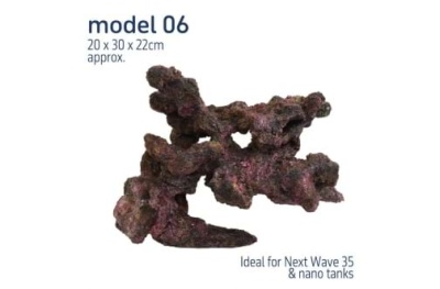 Decoração para aquário modelo 06, formato rochoso castanho com tons avermelhados, 20x30x22 cm