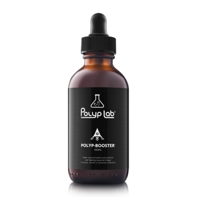 Frasco âmbar Polyp Lab Polyp-Booster com conta-gotas