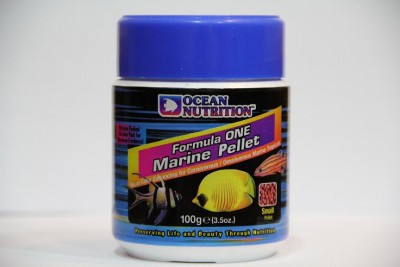 Frasco de pellets para camarões Formula ONE Marine Pellet da OCEAN NUTRITION