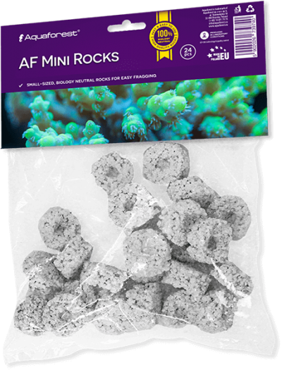 Pacote de pedras brancas pequenas AF Mini Rocks da Aquaforest