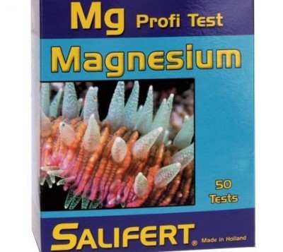 Embalagem de teste para magnésio SALIFERT com imagem de coral marinho