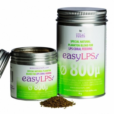 Recipientes de alimento para corais easyLPS com produto em grãos