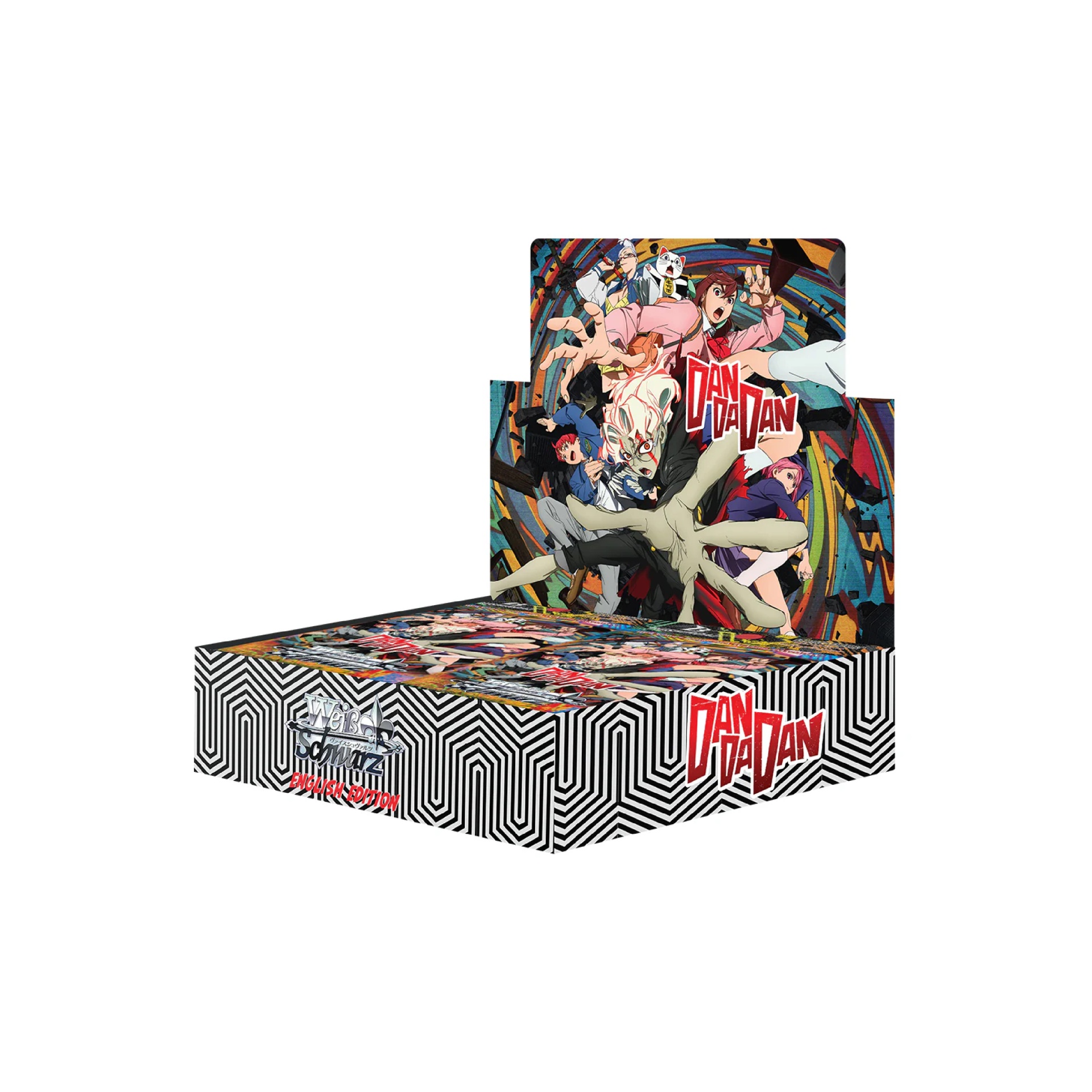 Weiß Schwarz: Dandadan - Booster Box - EN Caixa de cartas de coleção com personagens de anime e texto Dan Da Dan