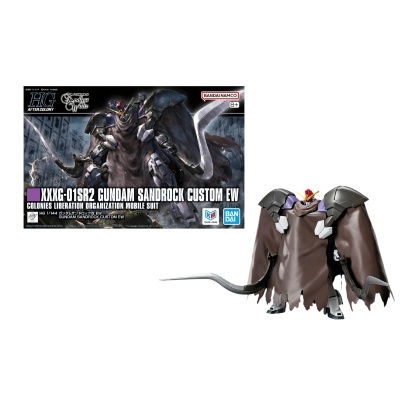 Gundam Sandrock Custom EW figura e caixa