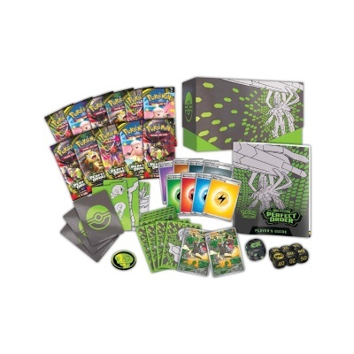 Conjunto de cartas e acessórios do jogo Pokémon Trading Card Game Perfect Order