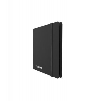 Capa protetora preta para consola de videojogos com elástico de fixação e logo GAMEZERIC