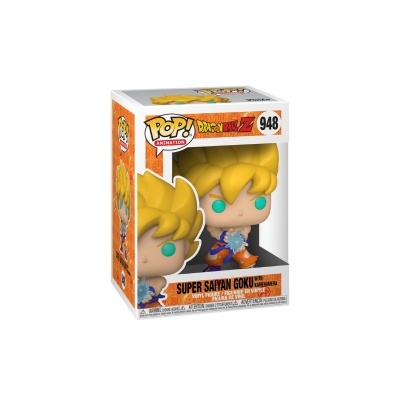 Figura Funko Pop! Super Saiyan Goku em embalagem