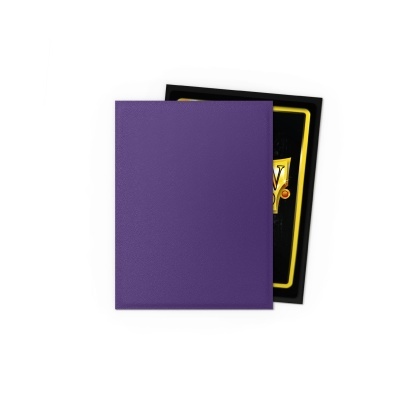 Caixa preta com interior amarelo e um objeto quadrado roxo parcialmente visível