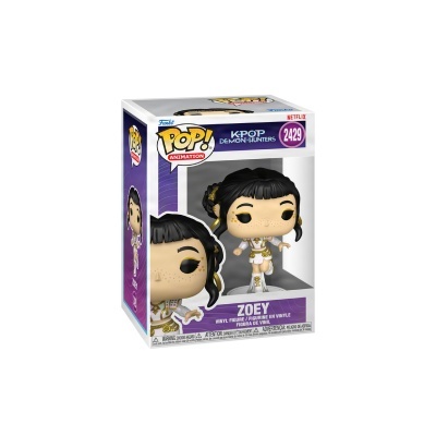 Caixa de Funko Pop! Animation Zoey K-POP Demon Hunters da Netflix