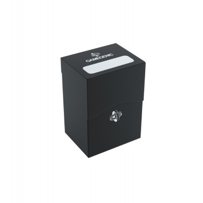 Caixa preta de embalagem com logótipo da GAMESDECK