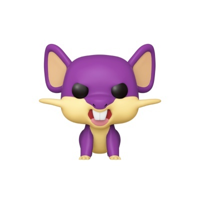 Figura colecionável Funko Pop de rato roxo e bege