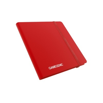 Caderno vermelho com capa rígida e elástico
