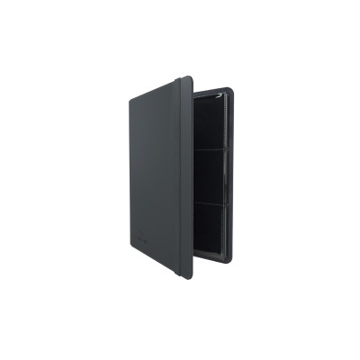 Capa preta com divisórias internas para cartões