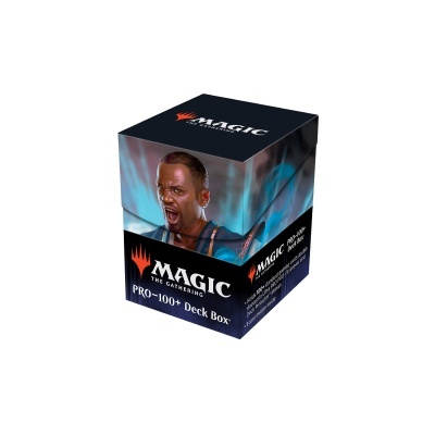 Caixa Magic The Gathering Pro-100+ Deck Box azul com imagem de homem a gritar