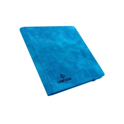 Estojo azul para cartas de jogo GAMEGENIC com logótipo preto