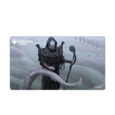 Tapete de jogo Magic: The Gathering com personagem encapuzado e tentáculos