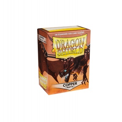 Caixa Dragon Shield Copper Matte para 100 sleeves