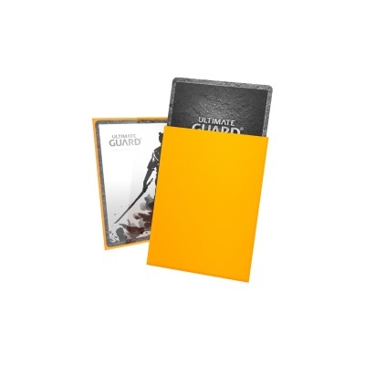 Duas deck boxes para cartas com capa amarela sobre fundo branco