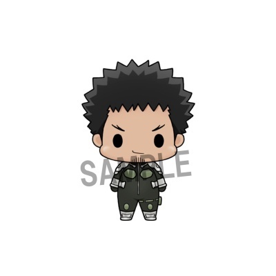 Personagem chibi com cabelo preto e macacão cinzento com detalhes verdes