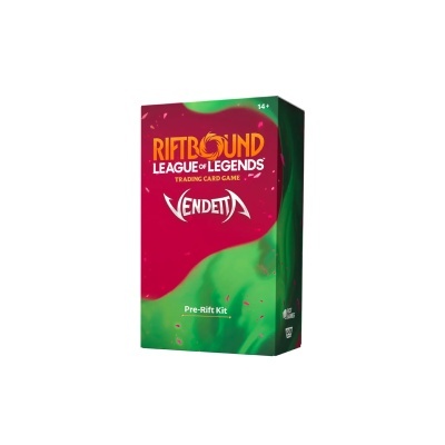 Caixa de jogo de cartas RIFTBOUND LEAGUE OF LEGENDS VENDETTA Pre-Rift Kit