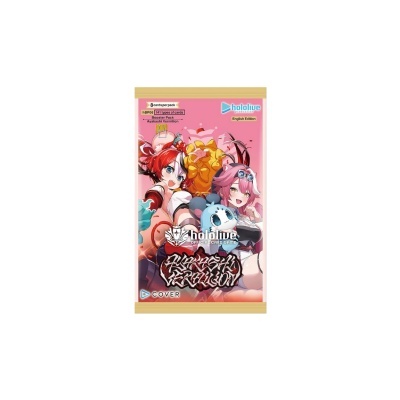 Pacote de cartas colecionáveis Hololive Official Card Game Booster Pack Ayakashi Vermilion com arte colorida