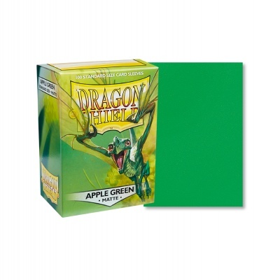Caixa de capas de cartas Dragon Shield Apple Green matte