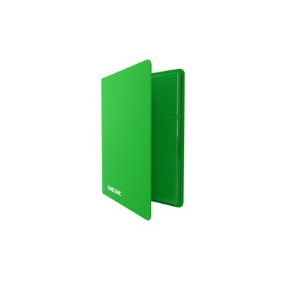 Carteira verde para cartões com texto GAMEZIC