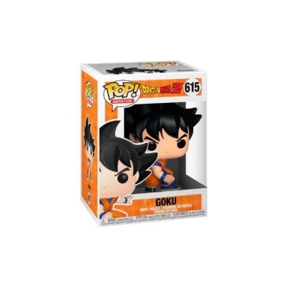 Funko Pop! Goku Dragon Ball Z número 615 na caixa original branca e laranja