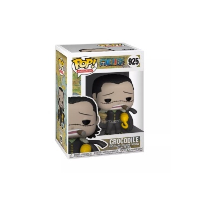 Figura Funko Pop Crocodile da série One Piece na embalagem