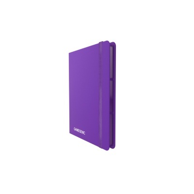Capa protetora roxa com texto GAMEGENIC