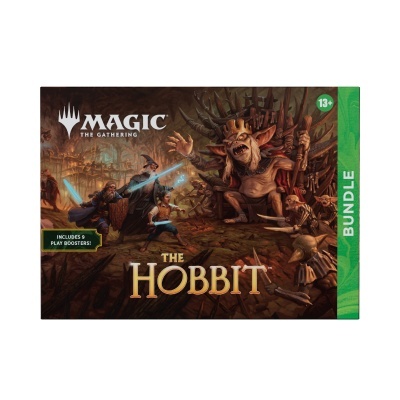 Caixa do jogo Magic: The Gathering The Hobbit com ilustração de fantasia