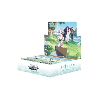 Expositor de cartões Weiss Schwarz edição inglesa Frieren Beyond Journeys End com personagens de anime