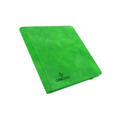 Agenda verde com logotipo Gamegenic na capa sobre fundo branco