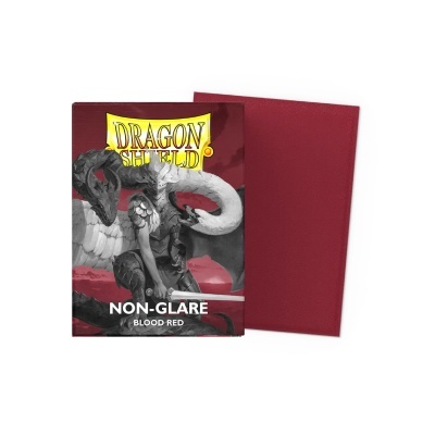 Cartas Dragon Shield vermelhas com caixa ilustrada