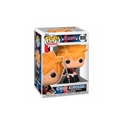 Funko Pop Ichigo Kurosaki Bleach número 1610 em caixa